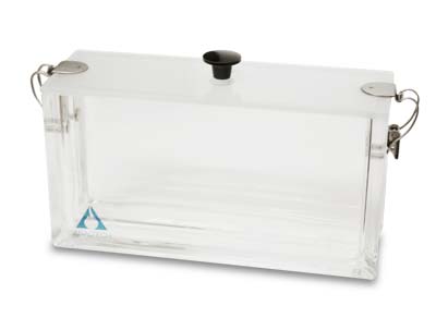 Analtech Brand Latch-Lid Developing Chamber for 10x20 cm TLC Plates - A80-26 - Click Image to Close